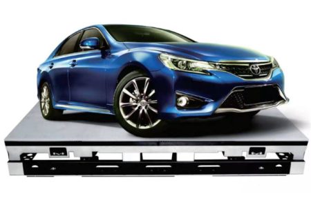 floor led screen with car