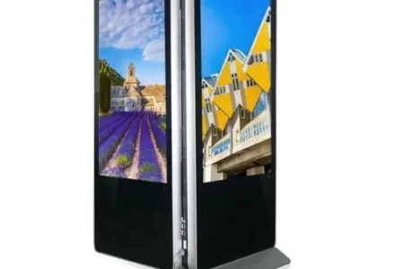 lcd kiosk outdoor double side
